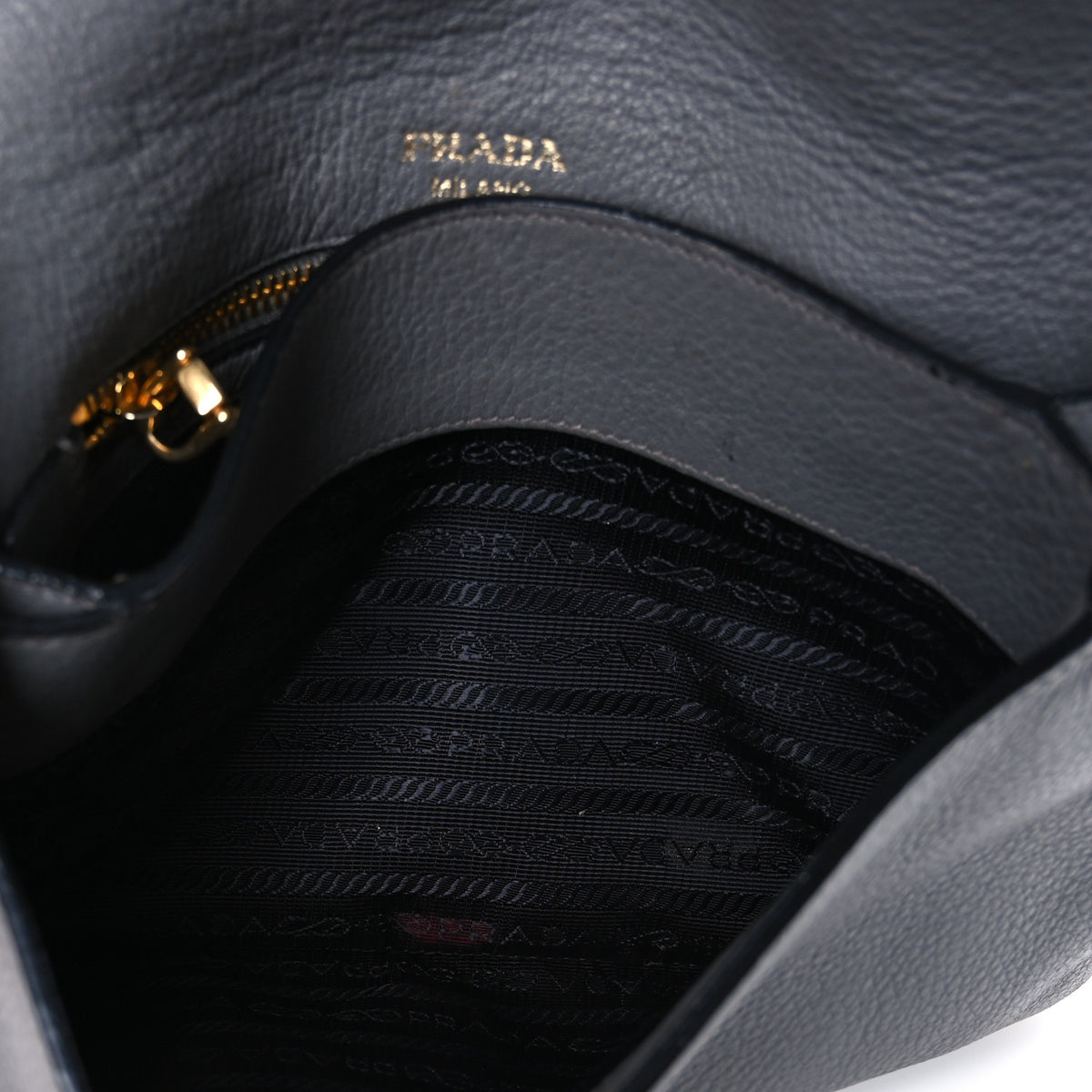 Prada Vitello Phenix Crossbody Bag Marmo 8 of 13