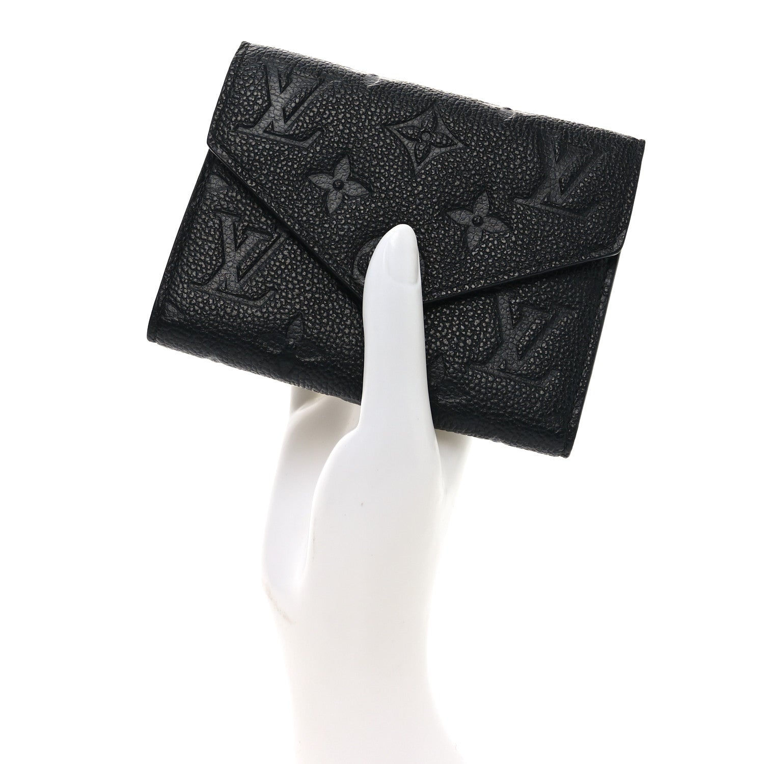 Louis Vuitton Empreinte Victorine Wallet Black 2 of 6