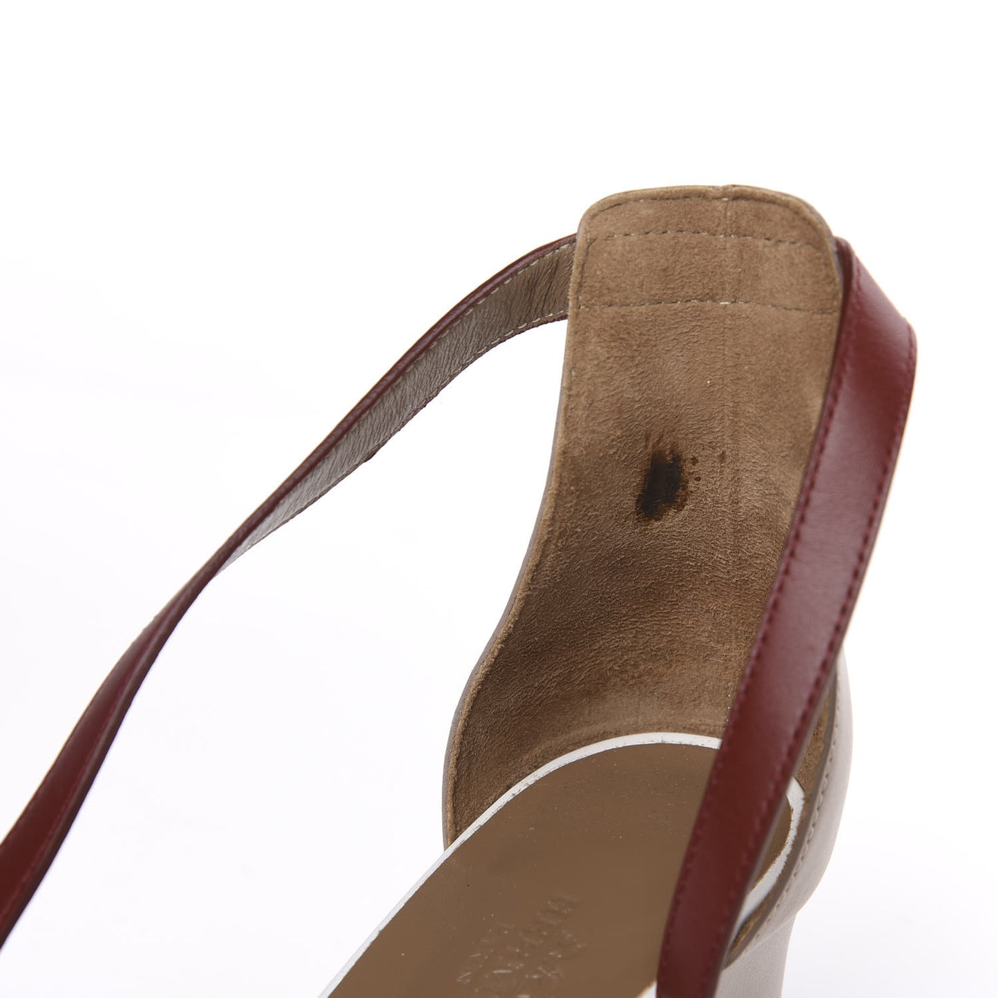 Calfskin Manege Sandals 38 Grey Multicolore