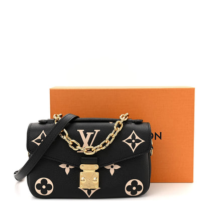 Louis Vuitton Empreinte Monogram Giant Pochette Metis East West Black Beige 11 of 11