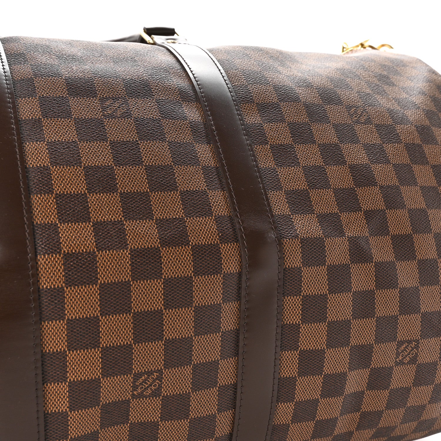 Louis Vuitton Damier Ebene Keepall Bandouliere 55 18 of 19