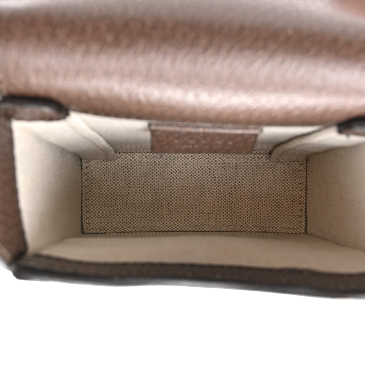 Monogram Jumbo GG Textured Dollar Calfskin Mini Horsebit 1955 Crossbody Bag Camel Ebony New Acero