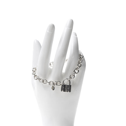 Tiffany Sterling Silver 1837 Lock Charm Bracelet 2 of 7