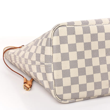 Louis Vuitton Damier Azur Neo Neverfull MM Rose Ballerine 12 of 12