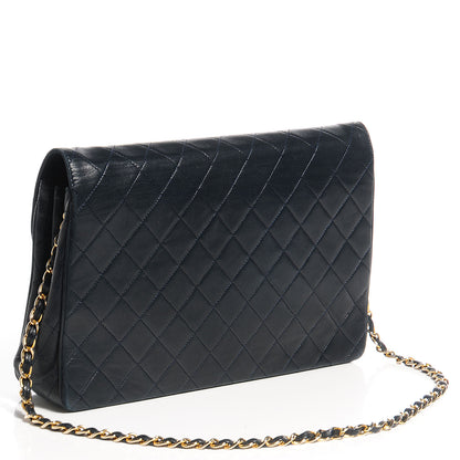 Chanel Lambskin Quilted Jumbo Flap Navy 3 of 10