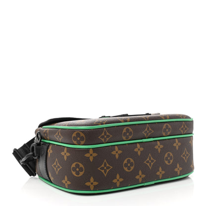 Louis Vuitton Monogram Macassar S Lock Messenger Minty Green 4 of 7