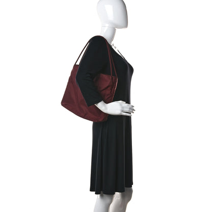 Prada Tessuto Nylon Shoulder Bag Amaranto 2 of 10