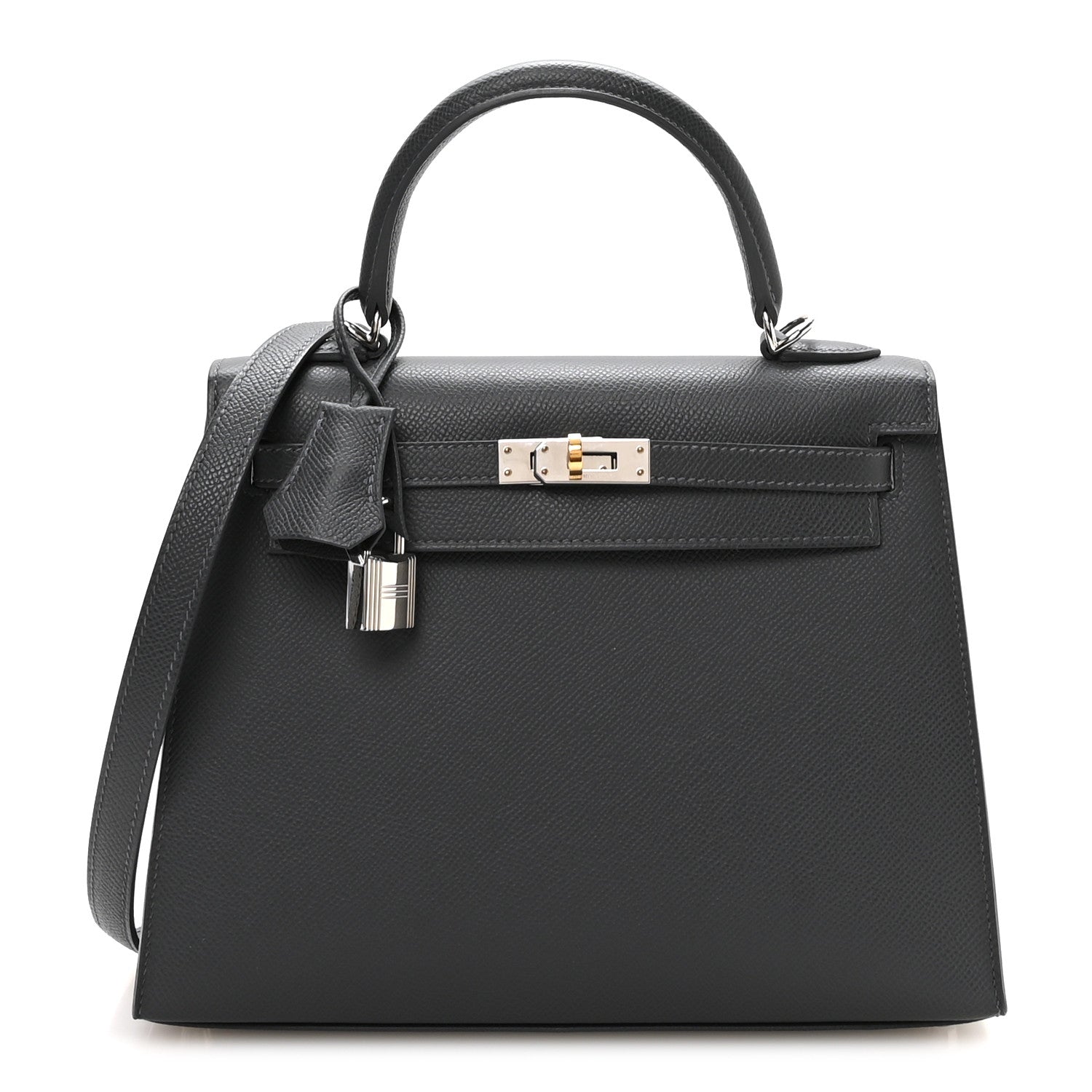 Hermes Epsom Kelly Sellier 25 Gris Misty 1 of 11