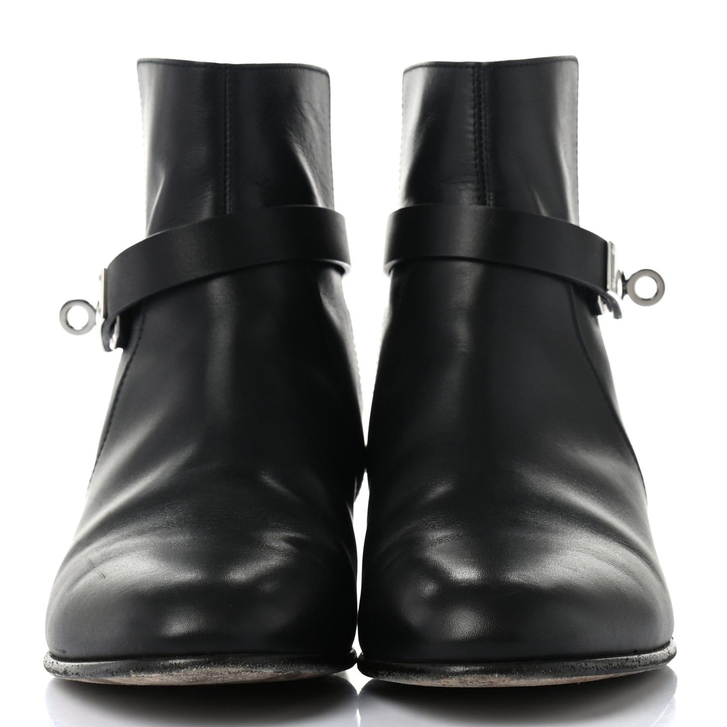 Calfskin Neo Low Boots 36.5 Black
