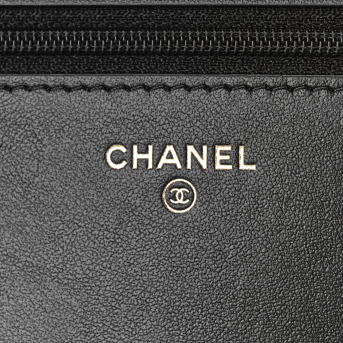 Caviar Quilted Boy Wallet On Chain WOC Black
