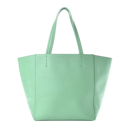 Celine Grained Calfskin Small Horizontal Cabas Phantom Mint 1 of 9