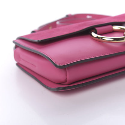 Chloe Suede Calfskin Small Faye Shoulder Bag Fuchsia Rose 5 of 9