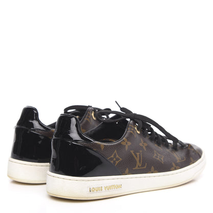 Louis Vuitton Patent Monogram Frontrow Sneakers 39 4 of 12