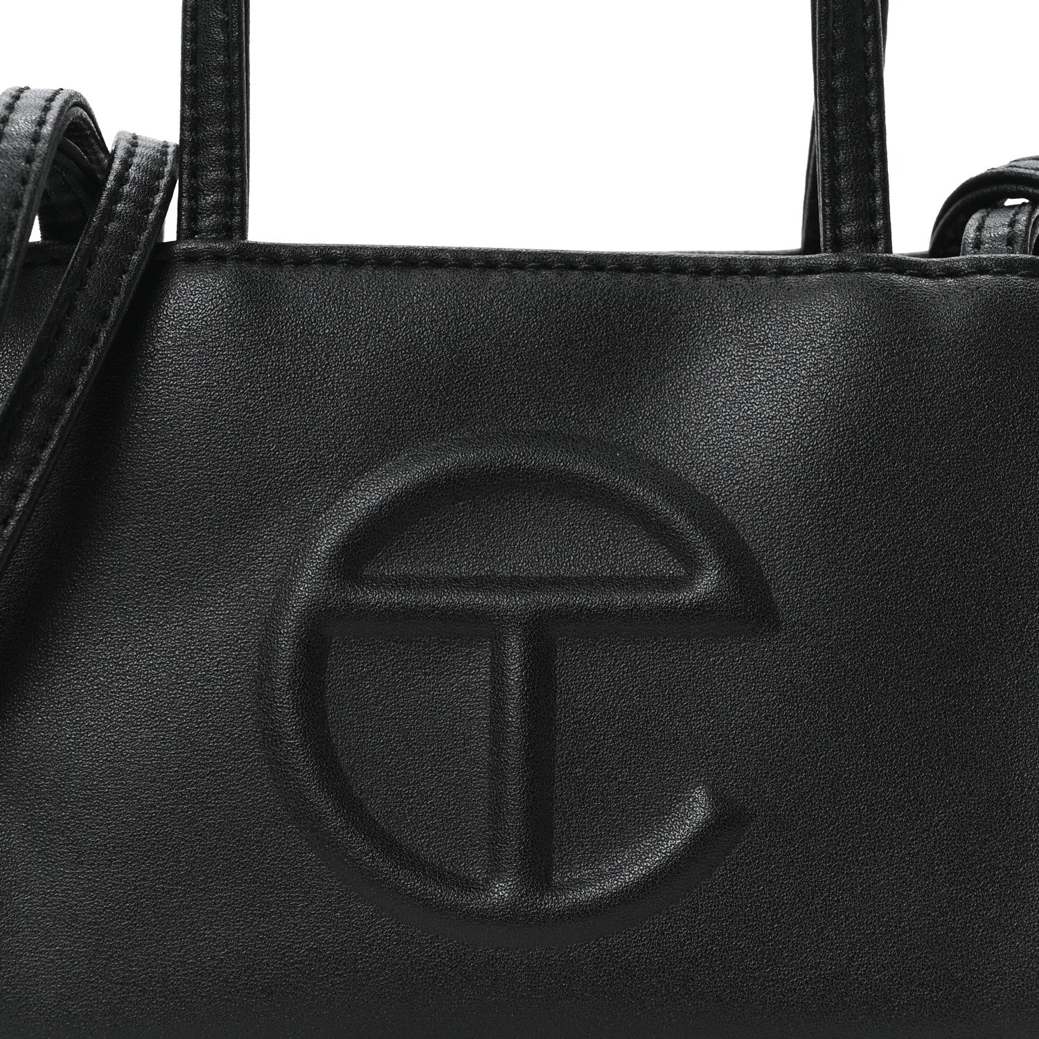 Telfar Vegan Leather Small Shopping Bag Black 8 of 10