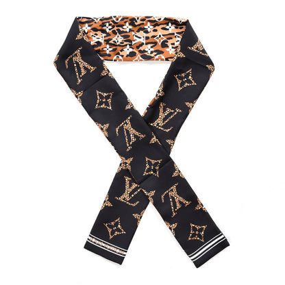 Louis Vuitton Silk Monogram Giant Jungle Bandeau Black 1 of 4