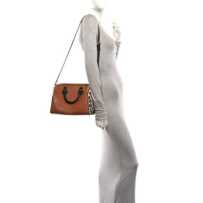 Louis Vuitton Empreinte Monogram Giant Wild At Heart Speedy Bandouliere 25 Caramel 2 of 9