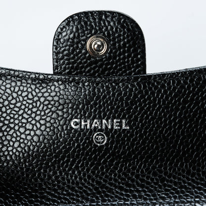 Chanel Caviar Quilted Flap Card Holder Black 6 of 8