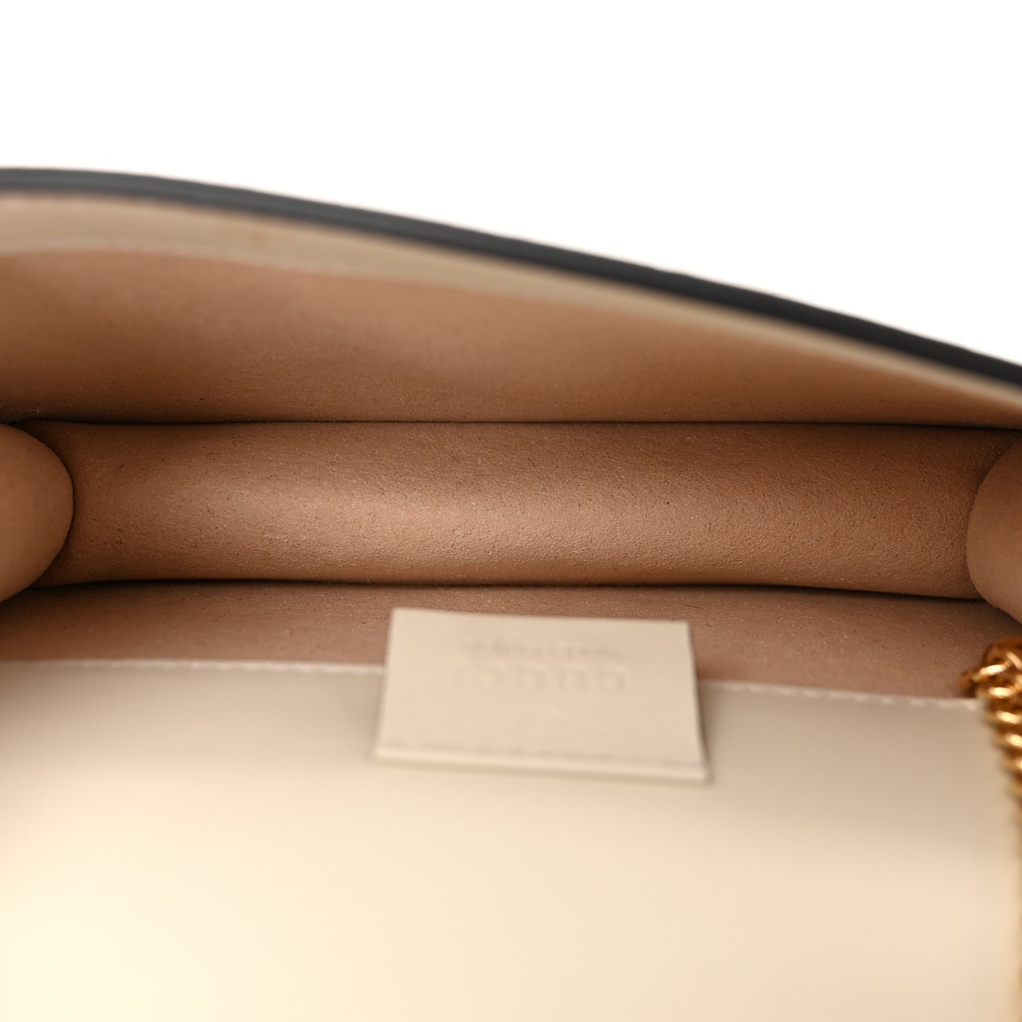 Calfskin Super Mini Sylvie Chain Shoulder Bag White
