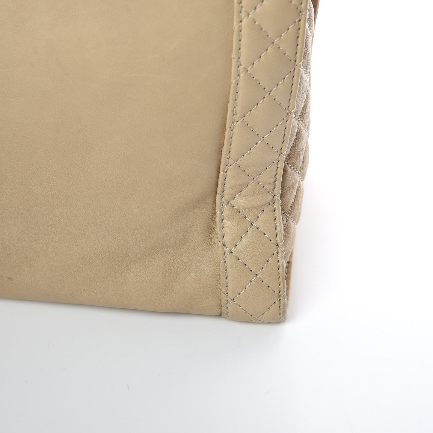 Lambskin Boy Reverso Shopping Tote Beige