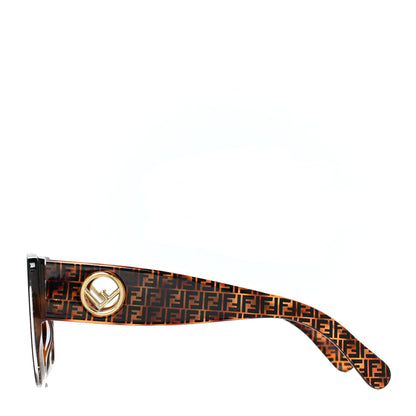 Fendi Acetate F is Fendi FF 51mm Cat Eye Sunglasses 0327/S Tortoise Camouflage 3 of 7