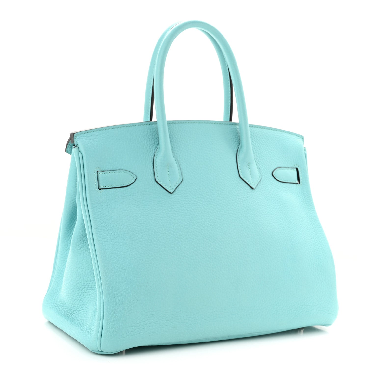 Hermes Taurillon Clemence Birkin 30 Bleu Atoll 3 of 12