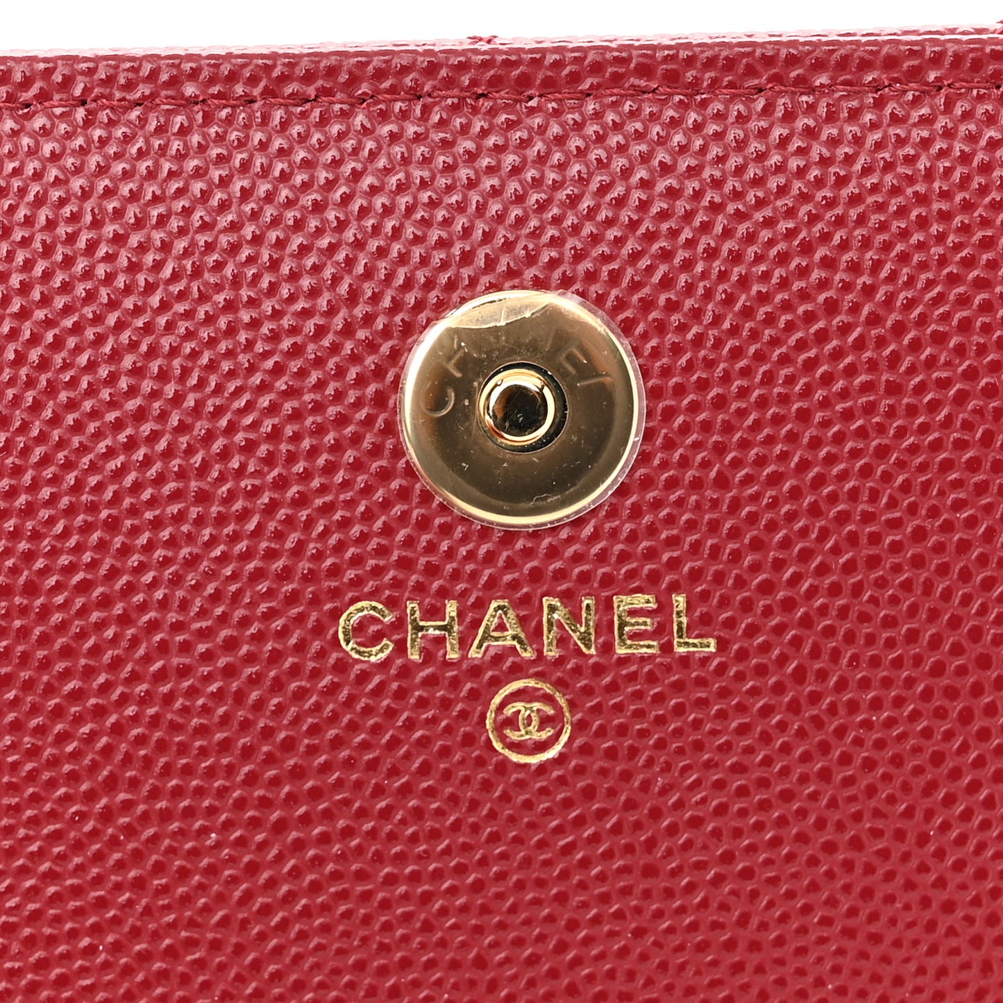 Caviar Quilted Pocket Twins Clutch With Chain Burgundy