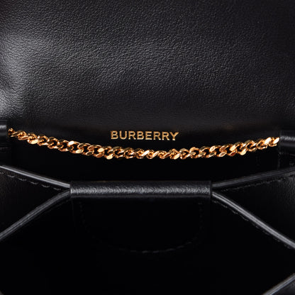 Burberry Calfskin Suede House Check Jessie TB Card Case with Chain 6 of 7