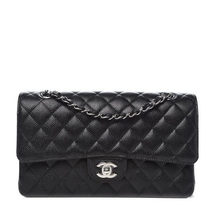 Chanel Caviar Quilted Medium Double Flap Black 1 of 8