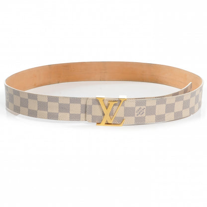 Louis Vuitton Damier Azur LV Initiales Belt 95 38 1 of 6
