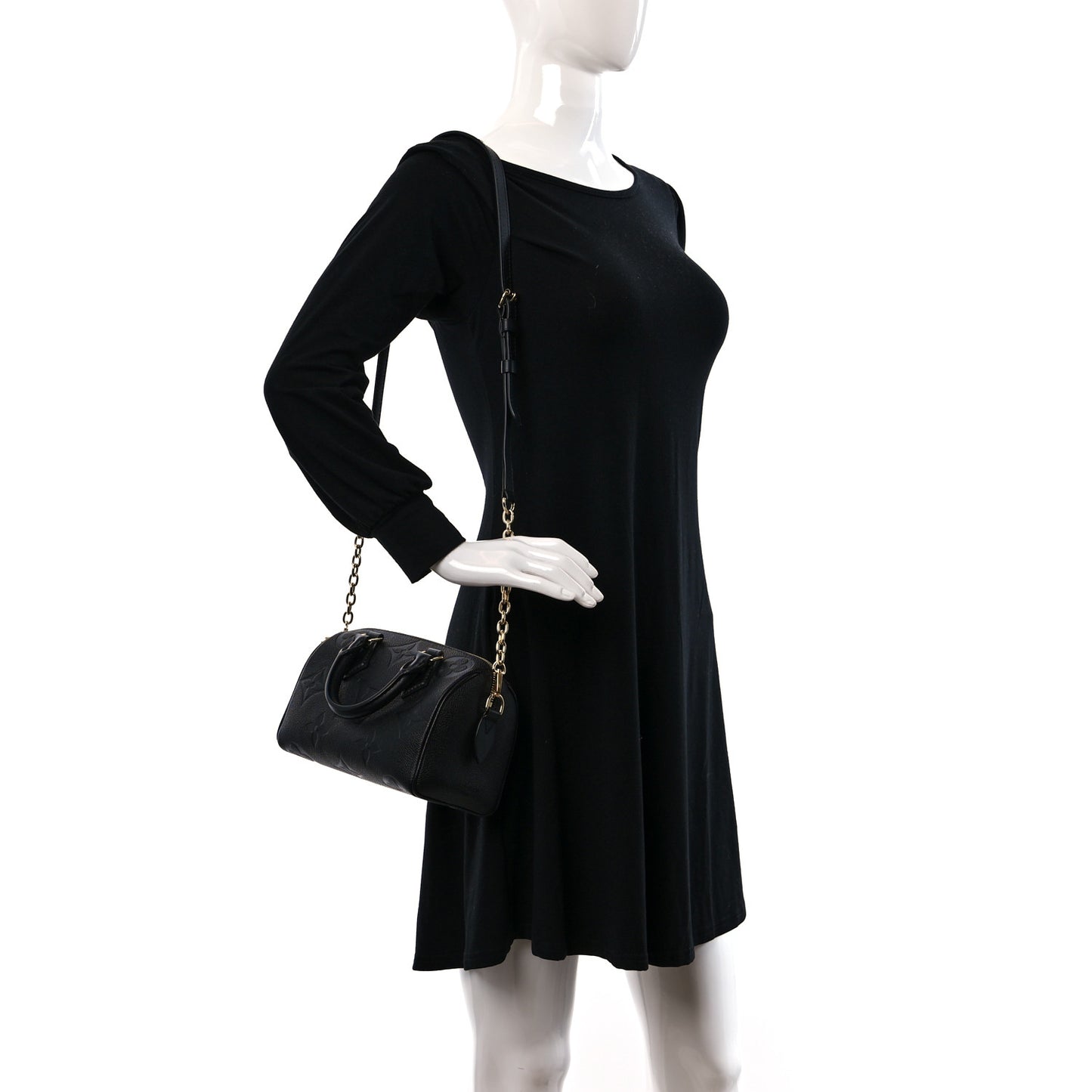 Empreinte Monogram Giant Speedy Bandouliere 20 Black