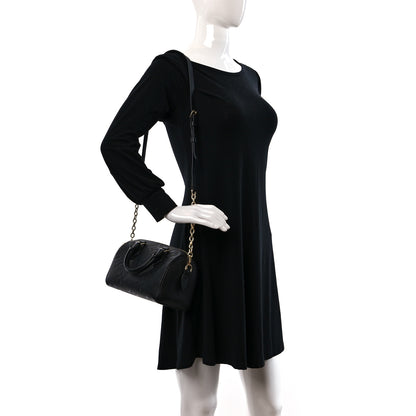 Louis Vuitton Empreinte Monogram Giant Speedy Bandouliere 20 Black 2 of 8