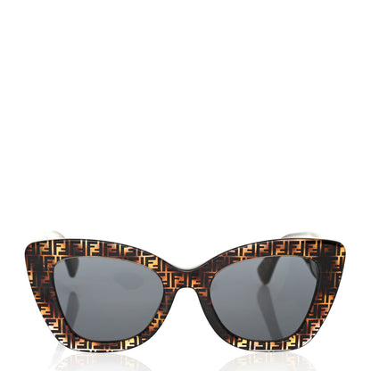 Fendi Acetate F is Fendi FF 51mm Cat Eye Sunglasses 0327/S Tortoise Camouflage 2 of 7