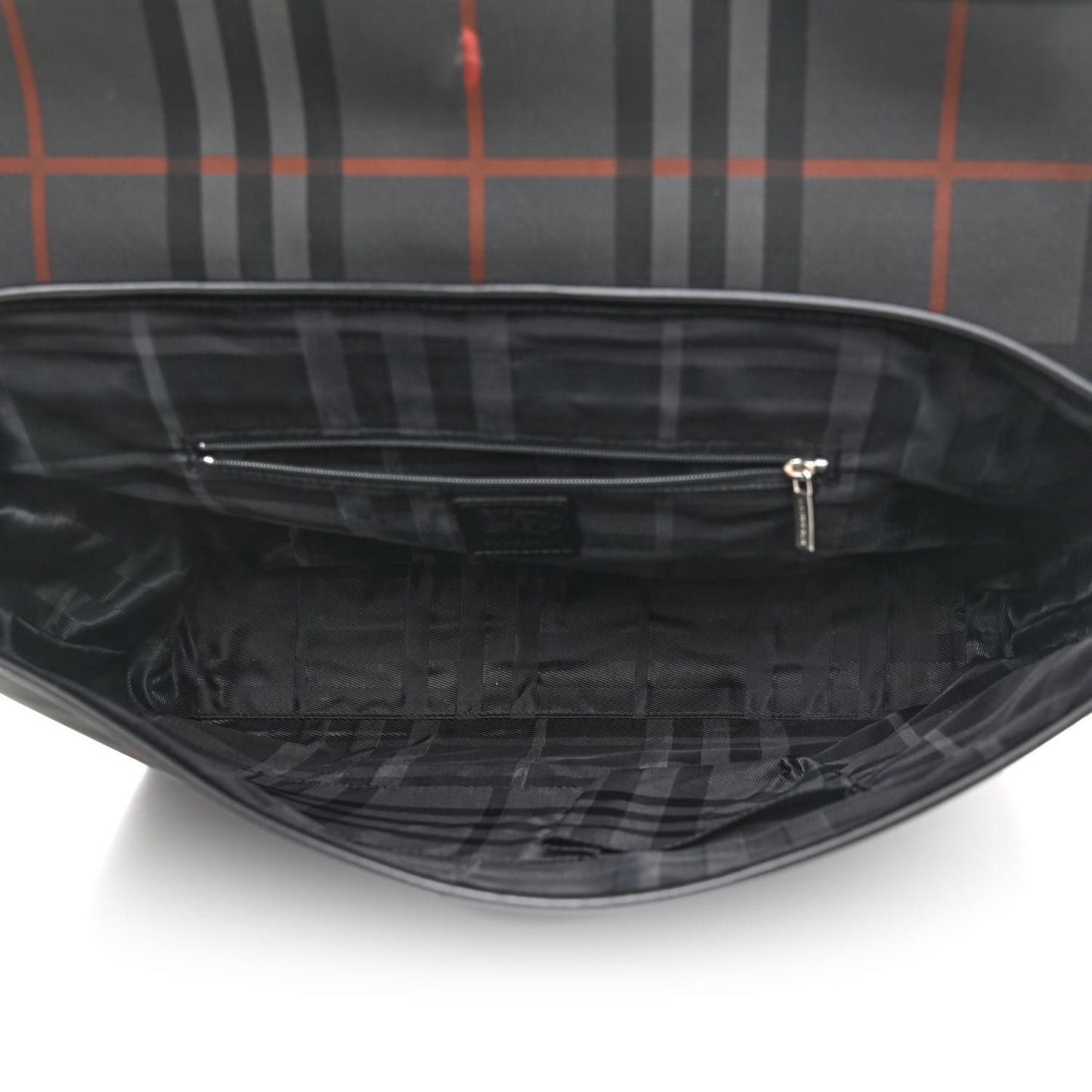 Nylon Smoked Check Messenger Bag