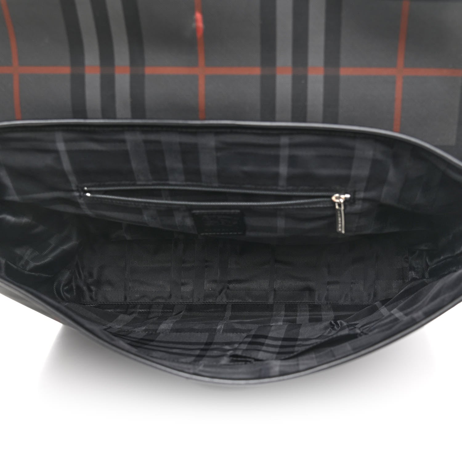 Burberry Nylon Smoked Check Messenger Bag 5 of 17