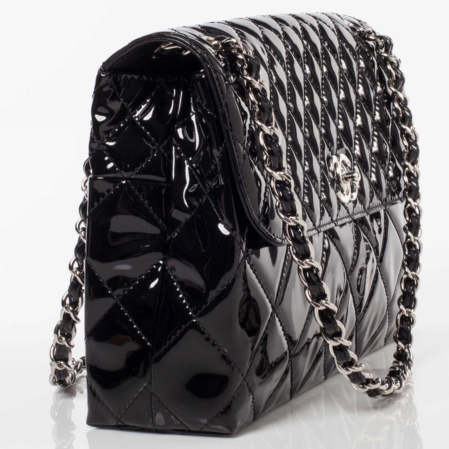 Chanel Vinyl Quilted In the Business Flap Bag Black 3 of 11