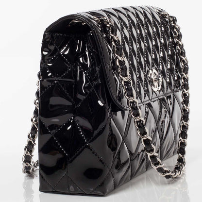 Chanel Vinyl Quilted In the Business Flap Bag Black 3 of 11