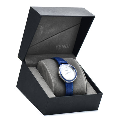 Fendi Stainless Steel Calfskin 36mm My Way Quartz Watch Blue 5 of 5