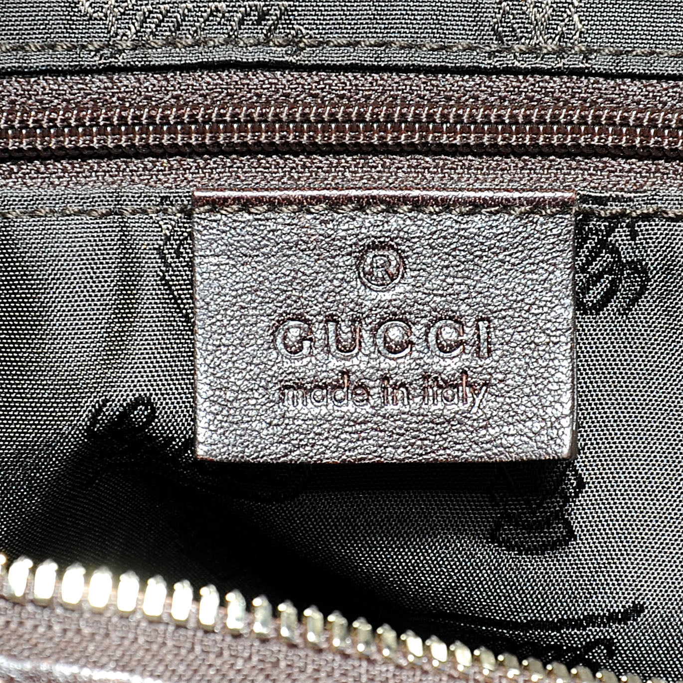 Crystal Monogram Duchessa Hobo Ebony