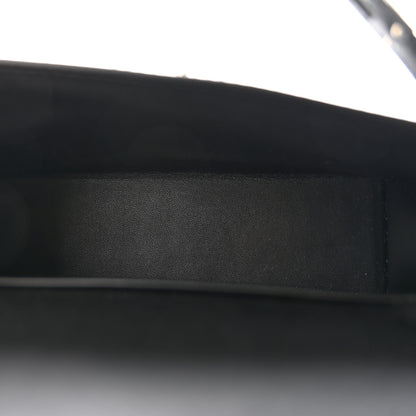 Hermes Tadelakt Sombrero Box Pampilles Mini Kelly Sellier 20 Black 8 of 19
