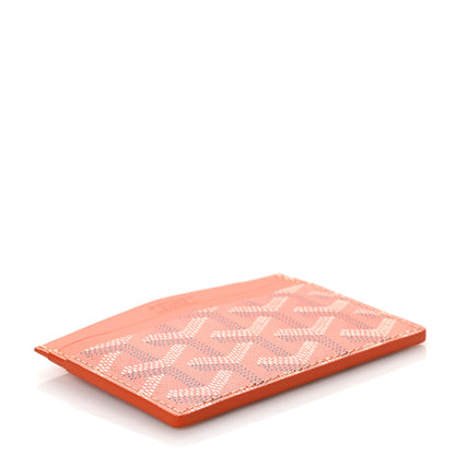 Goyard Goyardine Saint Sulpice Card Holder Orange 4 of 6