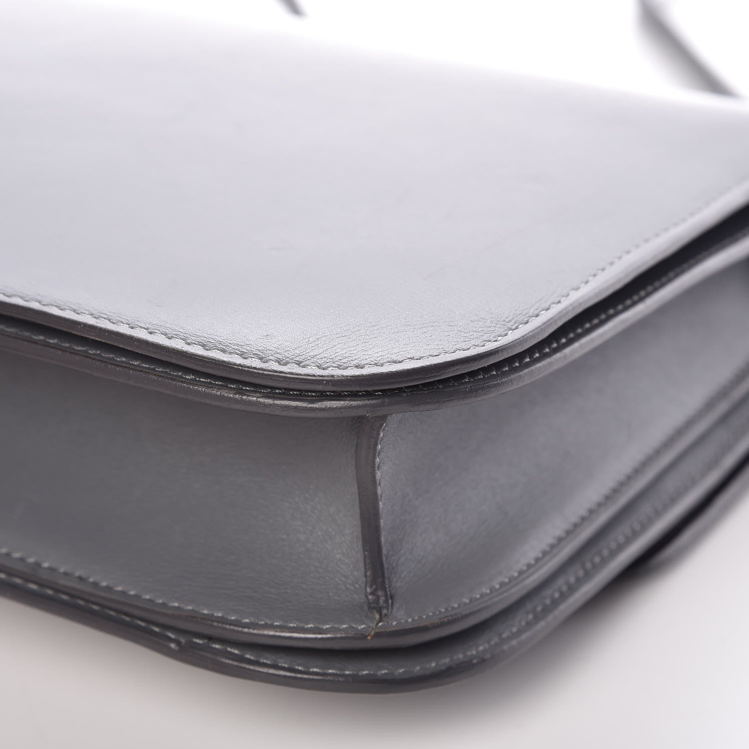 Celine Box Calfskin Medium Classic Box Flap Bag Grey 11 of 19