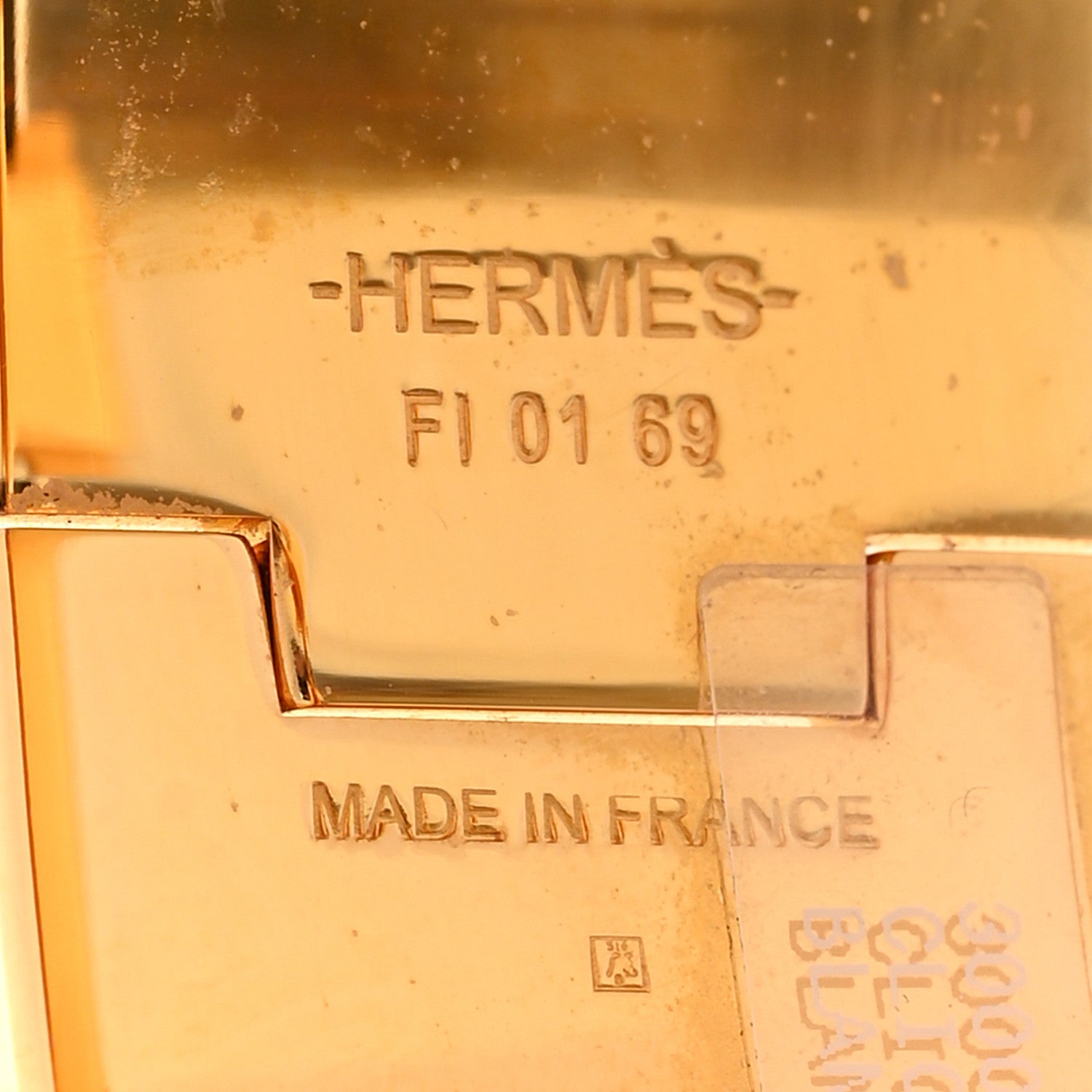 Hermes Enamel Wide Clic Clac H Bracelet PM White 4 of 4
