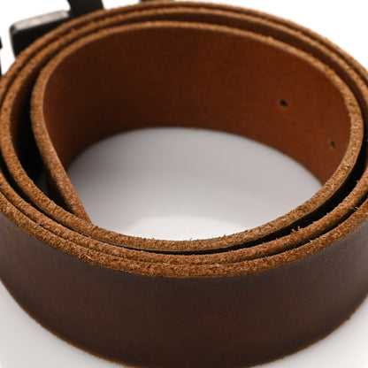 Gucci Cuoio Toscano Nickel Double Double G 40mm Belt 90 36 Cuir 5 of 6