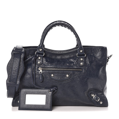 Balenciaga Agneau Giant 12 Silver Hardware City Bleu Obscur 1 of 9