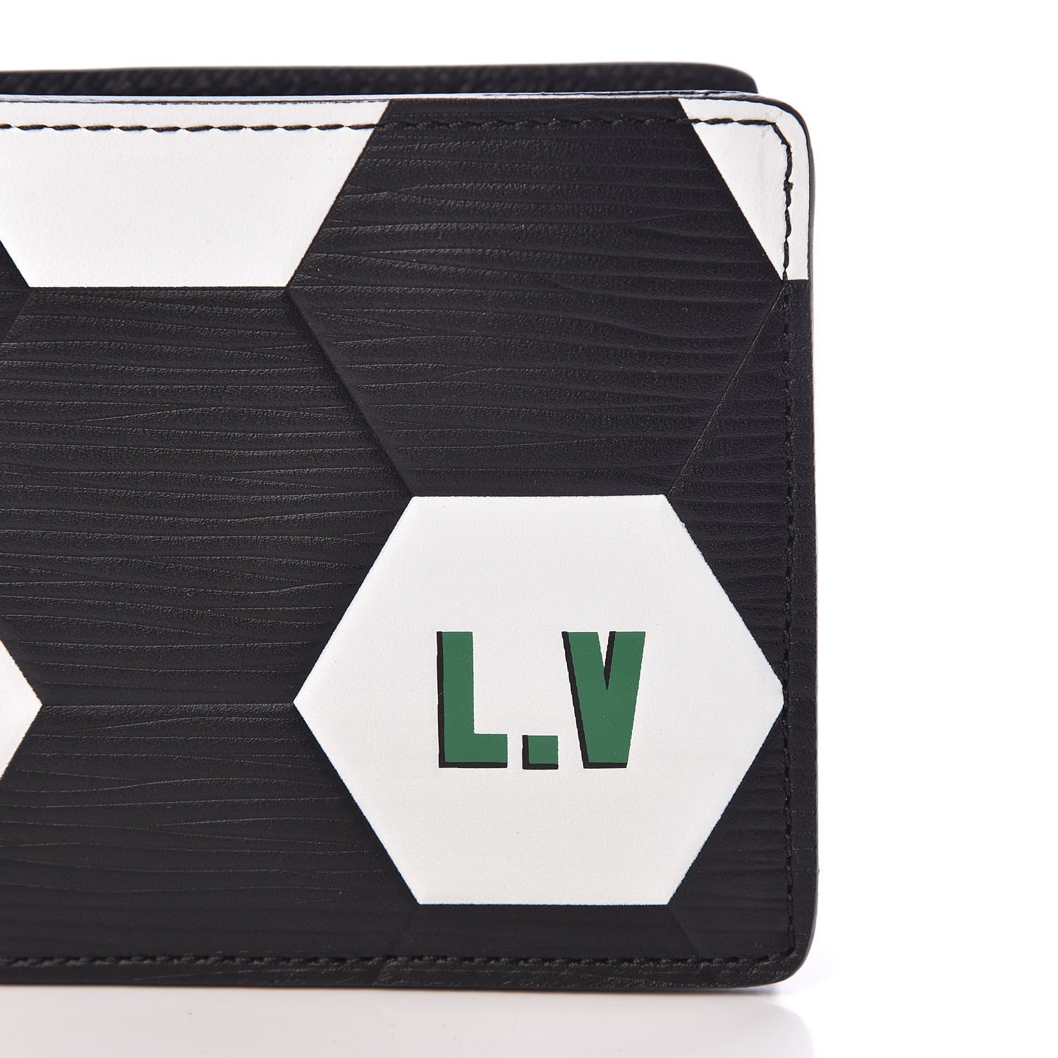 Louis Vuitton Epi World Cup Slender Wallet Black 6 of 9