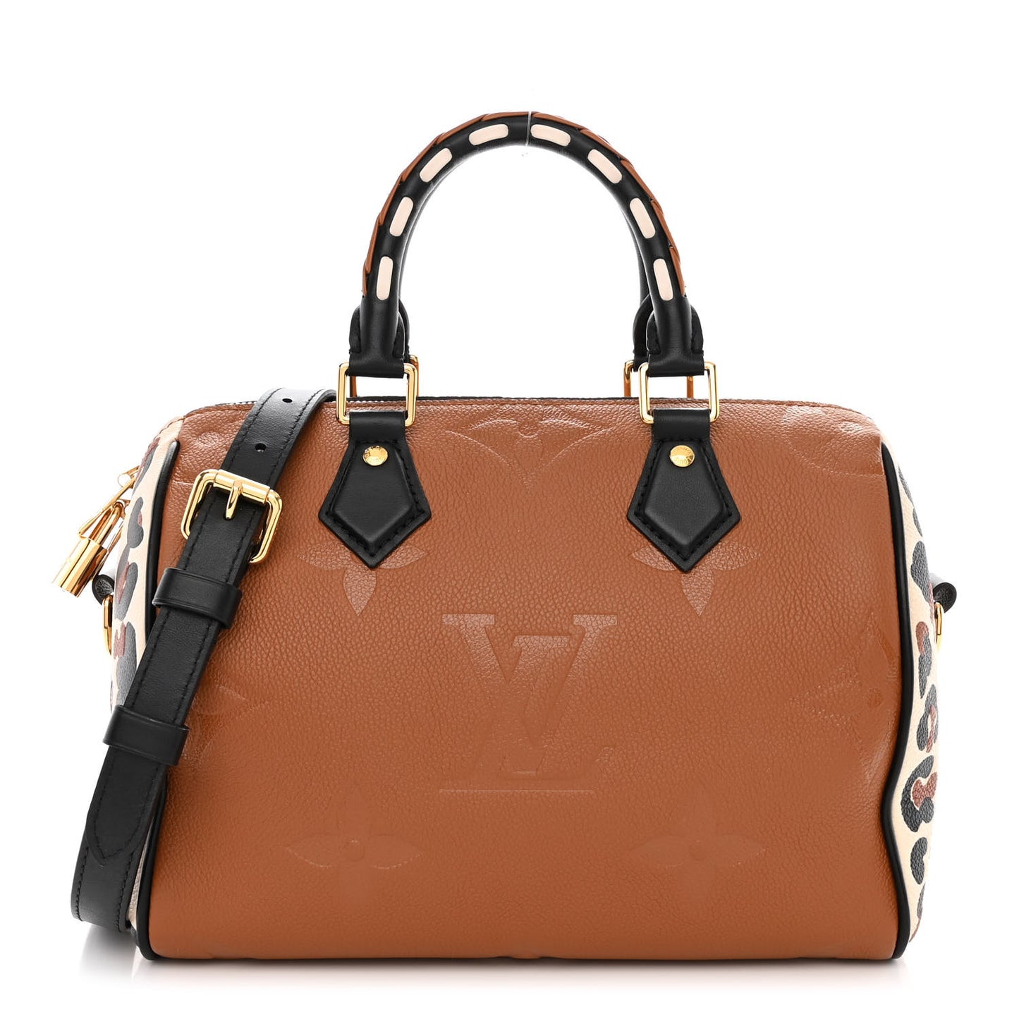 Empreinte Monogram Giant Wild At Heart Speedy Bandouliere 25 Caramel