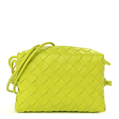 Bottega Veneta Nappa Intrecciato Mini Loop Camera Bag Acid Kiwi 1 of 9