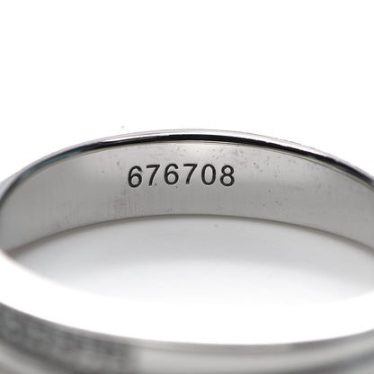 Harry Winston Platinum Diamond Tryst Single Row Wedding Band Ring 47 4.25 5 of 6