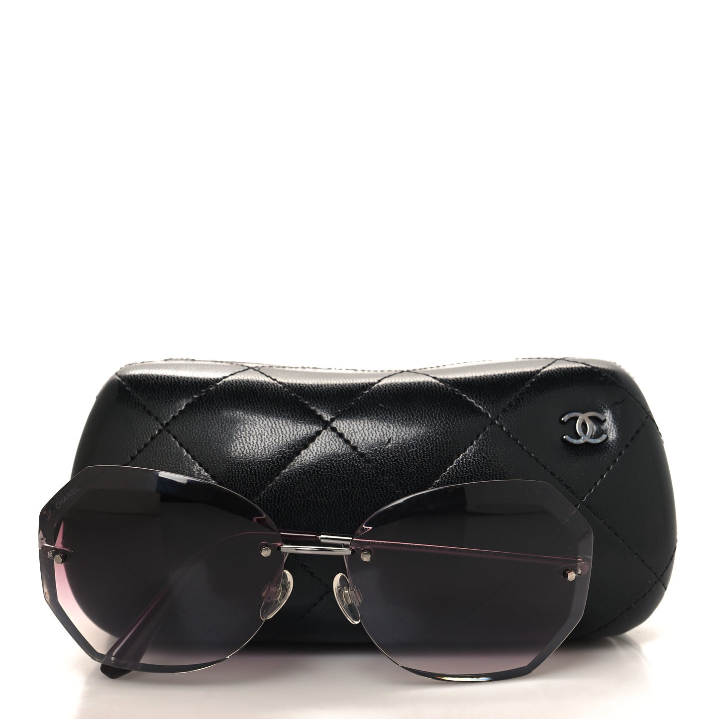 Metal Spring Round Sunglasses 4220 Pink