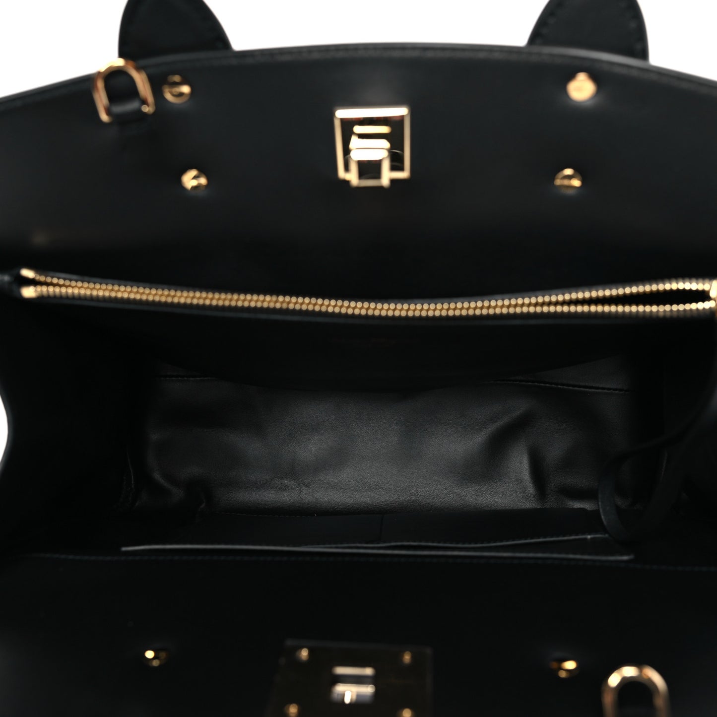 Calfskin Large Studio Bag Black